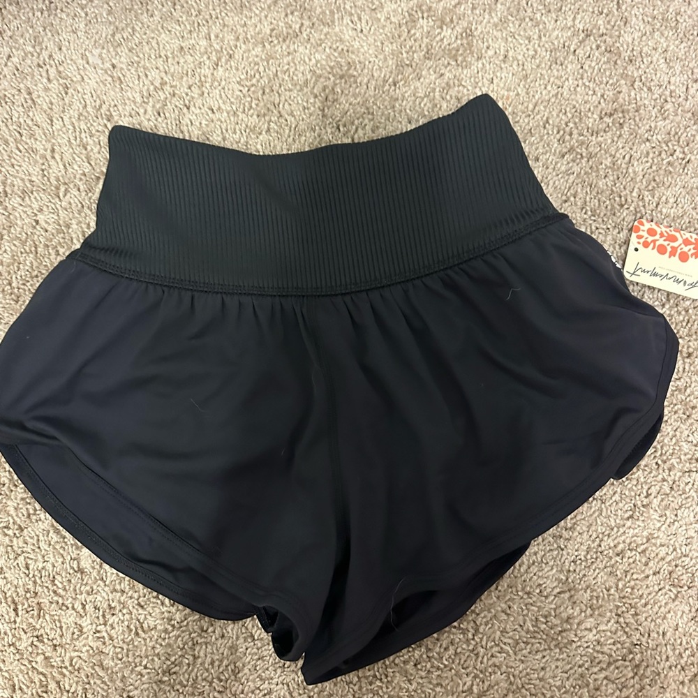 Black free people game time shorts size xs/s brand new with tags